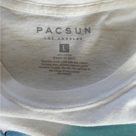 Men’s Large PacSun white drifting shirt - Picture 3 of 4